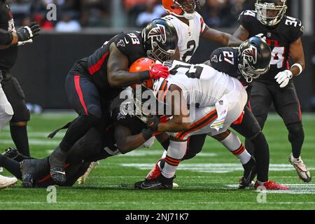 Atlanta Falcons defensive tackle Timmy Horne (93) pictured before