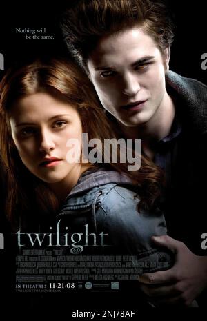 Twilight  Kristen Stewart & Robert Pattinson Stock Photo