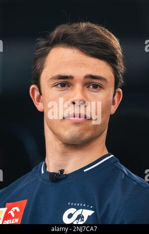 Nyck de Vries (NLD) AlphaTauri. 22.02.2023. Formula 1 Testing, Sakhir, Bahrain, Preparations.  Photo credit should read: XPB/Press Association Images. Stock Photo