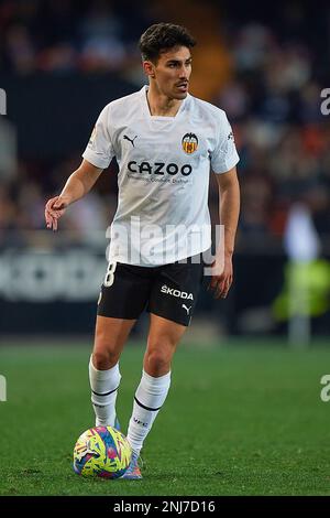 Andre Almeida of Valencia CF in action during the Headline: La Liga ...