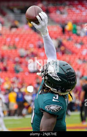 Philadelphia Eagles wide receiver Zach Pascal (3) during an NFL football  game against the Minnesota Vikings on Monday, September 19, 2022, in  Philadelphia. (AP Photo/Matt Patterson Stock Photo - Alamy