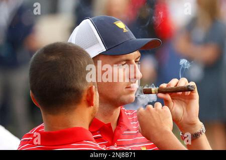 jordan spieth chewing tobacco Fans Left Shocked as Tour Pro Is Spotted Smoking Cigarettes With Spectators at PGA Championship Fans were left stunned during the 2026 PGA Championship at Aronimink when English Tour pro Dan Brown Jordan Spieth Opens Up with
