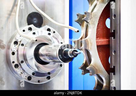 Drill milling machine on plant Stock Photo