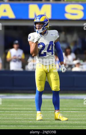 Linebacker (45) Bobby Wagner of the Los Angeles Rams against the Dallas  Cowboys in an NFL football game, Sunday, Oct. 9, 2022, in Inglewood, Calif.  Cowboys won 22-10. (AP Photo/Jeff Lewis Stock Photo - Alamy