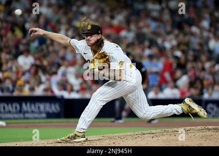 SAN DIEGO, CA - SEPTEMBER 20: St. Louis Cardinals first baseman Paul  Goldschmidt (46) hits a double in the sixth inning against the San Diego  Padres on September 20, 2022, at Petco