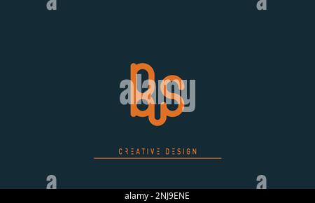 Alphabet letters Initials Monogram logo BS , SB Stock Vector