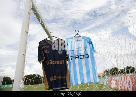 Nova Mutum, Brazil. 22nd Feb, 2023. MT - Nova Mutum - 02/22/2023 - COPA DO BRASIL 2023, NOVA MUTUM X LONDRINA - Uniforms of the match between Nova Mutum and Londrina at the Valdir Doilho Wons stadium for the 2023 Copa do Brasil championship. Photo: Gil Gomes/AGIF/Sipa USA Credit: Sipa USA/Alamy Live News Stock Photo