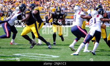 Sept 18th, 2022: Najee Harris #22 during the Pittsburgh Steelers vs New  England Patriots game in Pittsburgh, PA at Acrisure Stadium. Jason  Pohuski/CSM (Credit Image: © Jason Pohuski/CSM via ZUMA Press Wire) (