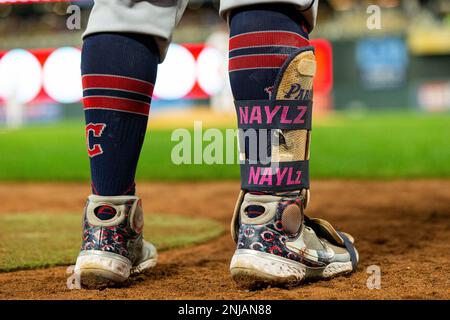 The cleats of Eddie Rosario of the Minnesota Twins are seen as he News  Photo - Getty Images