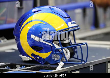 Los Angeles Rams place kicker Matt Gay (8) looks on before an NFL football  game against the Seattle Seahawks, Sunday, Dec. 4, 2022, in Inglewood,  Calif. (AP Photo/Kyusung Gong Stock Photo - Alamy