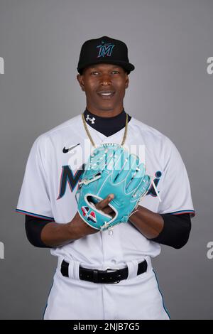 This is a 2023 photo of Jefry Yan of the Miami Marlins baseball