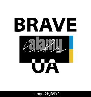 Ua letters icon sign ukraine flag color Royalty Free Vector