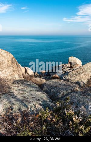 Black Sea shore Beglik Tash Stock Photo