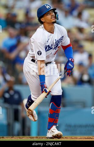 LOS ANGELES, CA - SEPTEMBER 10: San Diego Padres left fielder Wil