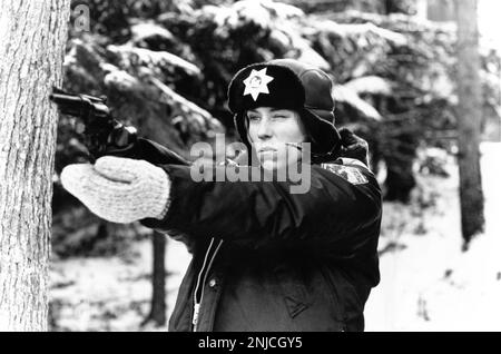 FRANCES McDORMAND in FARGO 1996 director / writers JOEL and ETHAN COEN music Carter Burwell PolyGram Filmed Entertainment / Working Title Films / Gramercy Pictures Stock Photo