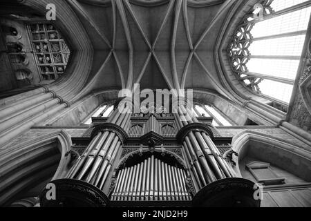 Organ in Southwark Cathedral Stock Photo