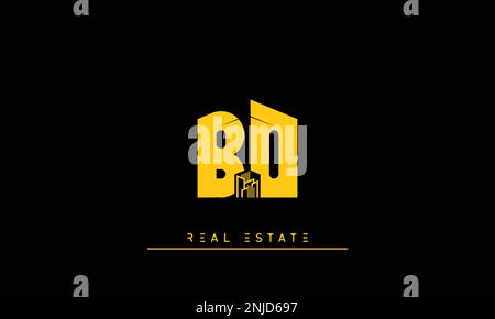 Real Estate letters Initials Monogram logo BO , OB Stock Vector
