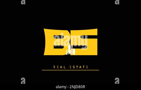 Real Estate letters Initials Monogram logo BS , SB Stock Vector