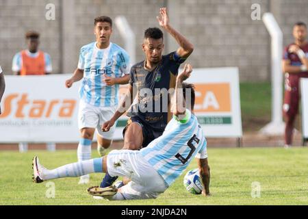 Nova Mutum, Brazil. 22nd Feb, 2023. MT - Nova Mutum - 02/22/2023 - COPA DO BRASIL 2023, NOVA MUTUM X LONDRINA - Jackson player of Nova Mutum during a match against Londrina at the Valdir Doilho Wons stadium for the 2023 Copa do Brasil championship. Photo: Gil Gomes/AGIF/Sipa USA Credit: Sipa USA/Alamy Live News Stock Photo