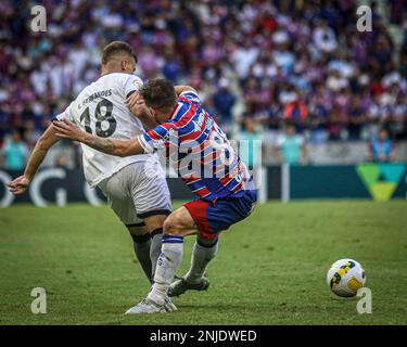 CE - Fortaleza - 09/04/2022 - BRAZILIAN A 2022, FORTALEZA X BOTAFOGO -  Marccal player from Fortaleza celebrates his goal during a match against  Botafogo at the Arena Castelao stadium for the