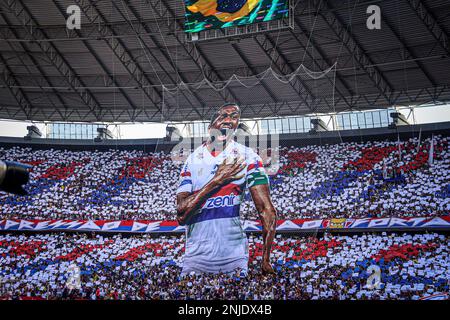 CE - Fortaleza - 09/04/2022 - BRAZILIAN A 2022, FORTALEZA X BOTAFOGO -  Marccal player from Fortaleza celebrates his goal during a match against  Botafogo at the Arena Castelao stadium for the