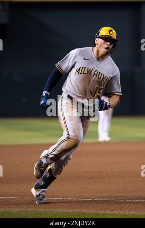 Phoenix, United States. 09th Mar, 2021. Milwaukee Brewers manager Craig  Counsell makes a pitching change during a MLB spring training game at  American Family Fields, Tuesday, Mar. 8, 2021, in Phoenix, Ariz. (