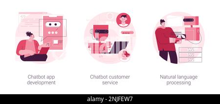 Natural language processing set. AI tools combating misinformation ...