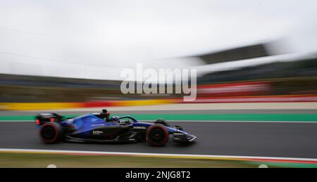 August 26 2022 Williams 23 Alex Albon from Thailand drives