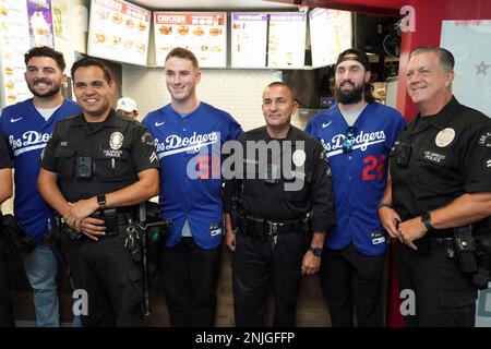 2023 Dodgers Love L.A. Community Tour: Tony Gonsolin, Alex Vesia & Evan  Phillips Distribute Shoes At WSS 