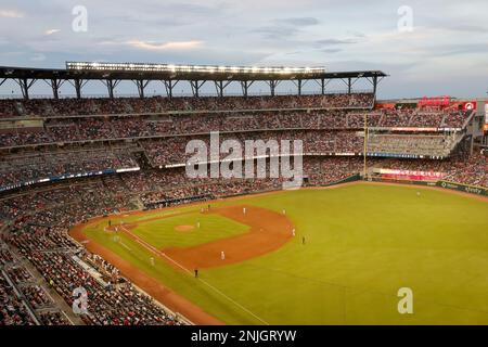 ATLANTA, GA - AUGUST 20: Fans stand in line to order custom Braves jerseys  during the Saturday evening MLB game between the Houston Astros and the  Atlanta Braves on August 20, 2022