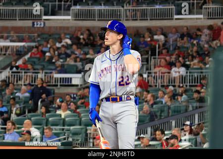 New York Mets rookie third baseman David Wright congratulates pitcher Kris  Benson after benson's four-hit 7-0 shutout game of the Atlanta Braves  Tuesday, Sept. 14, 2004, at Shea Stadium in New York. (