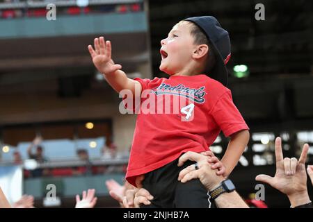 Aug 13, 2021: St. Louis Cardinals left fielder Tyler O'Neill (27) records  an out at Kauffman Stadium in Kansas City, MO. Cardinals defeated the  Royals 6-0. Jon Robichaud/CSM Stock Photo - Alamy