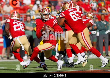 San Francisco 49ers' Tomasi Laulile during an NFL preseason football game  against the Green Bay Packers in Santa Clara, Calif., Friday, Aug. 12, 2022.  (AP Photo/Godofredo A. Vásquez Stock Photo - Alamy