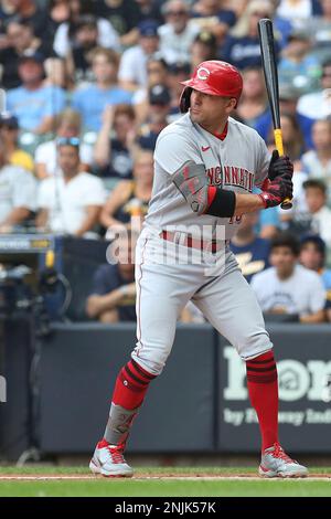 MILWAUKEE, WI - AUGUST 25: Cincinnati Reds third baseman Jonathan