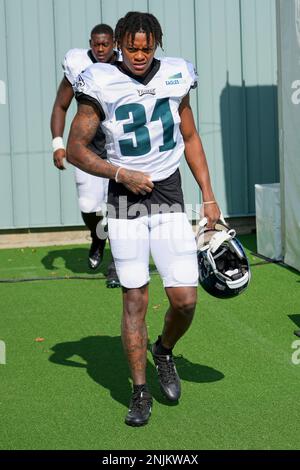 Philadelphia Eagles cornerback Mario Goodrich (31) in action against the  Cleveland Browns during an NFL pre-season football game, Thursday, Aug. 17,  2023, in Philadelphia. (AP Photo/Rich Schultz Stock Photo - Alamy