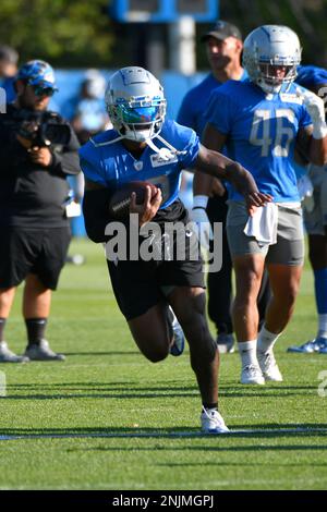 ALLEN PARK, MI - AUGUST 10: Detroit Lions RB D'Andre Swift (32