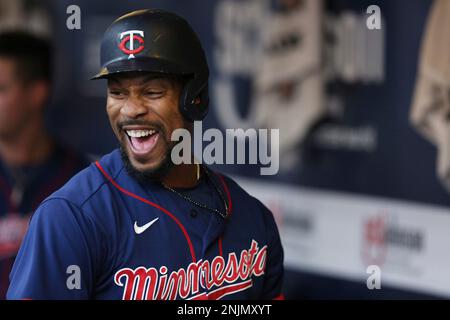 MILWAUKEE, WI - JULY 26: Minnesota Twins relief pitcher Jhoan Duran (59)  pitches during a game between the Milwaukee Brewers and the Minnesota Twins  at American Family Field, on July 26, 2022