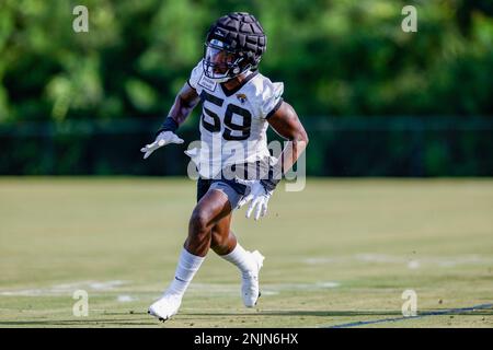 JACKSONVILLE, FL - JULY 26: Jacksonville Jaguars linebacker Tyrell