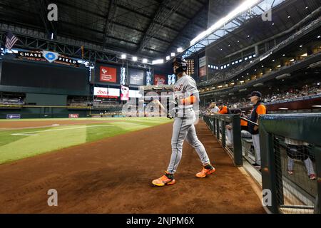 Detroit Tigers' Javier Baez poses for a photograph during a spring training  baseball photo day Friday, Feb. 24, 2023, in Lakeland, Fla. (AP Photo/David  J. Phillip Stock Photo - Alamy