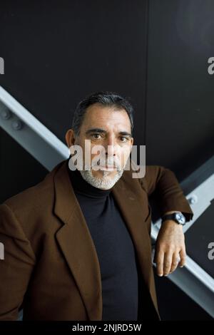 Portrait of Victor del Arbol 11/12/2022 ©Basso Cannarsa/opale.photo Stock Photo