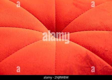 Closeup of red velour textured background for design purpose Stock Photo