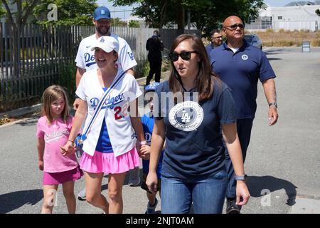 Clayton Kershaw Wife Ellen Kershaw Arrive Editorial Stock Photo