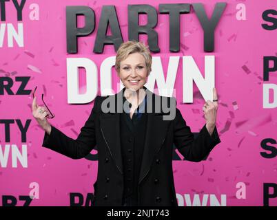 Los Angeles, USA. 22nd Feb, 2023. Jane Lynch arrives at the STARZ's PARTY DOWN Season 3 Premiere held at the Regency Bruin Theater in Westwood, CA on Wednesday, ?February 22, 2023. (Photo By Sthanlee B. Mirador/Sipa USA) Credit: Sipa USA/Alamy Live News Stock Photo