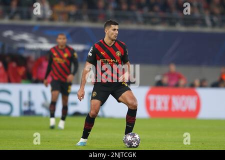 Leipzig, Germany. 22nd Feb, 2023. Rodri (ManC) Football/Soccer : UEFA Champions League Round of 16 1st leg match between RB Leipzig 1-1 Manchester City FC at the RB Arena in Leipzig, Germany . Credit: Mutsu Kawamori/AFLO/Alamy Live News Stock Photo