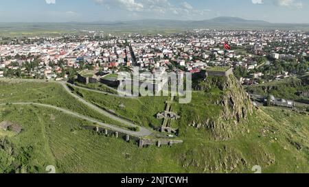 A Photo Of The City Of Kars Taken With A Drone Kars Old City Center 