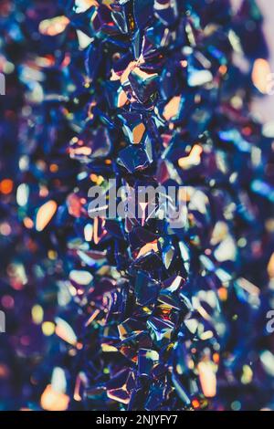 Full frame background of various colorful diamond grains with shiny surface in pile Stock Photo