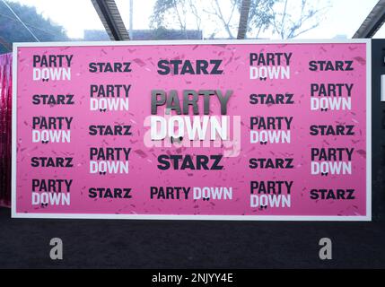 Los Angeles, USA. 22nd Feb, 2023. Atmosphere at the STARZ's PARTY DOWN Season 3 Premiere held at the Regency Bruin Theater in Westwood, CA on Wednesday, ?February 22, 2023. (Photo By Sthanlee B. Mirador/Sipa USA) Credit: Sipa USA/Alamy Live News Stock Photo