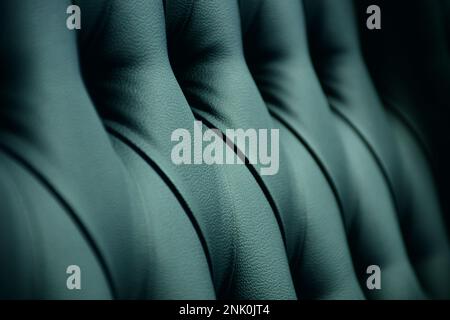 Close up on a couch angled with natural light Stock Photo