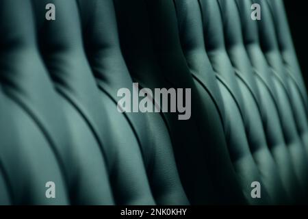 Close up on a couch angled with natural light Stock Photo