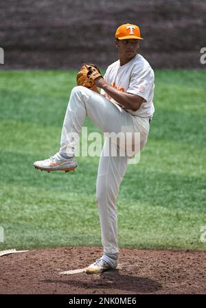 KNOXVILLE, TN - JUNE 12: Tennessee Pitcher Chase Burns (23) Pitching ...